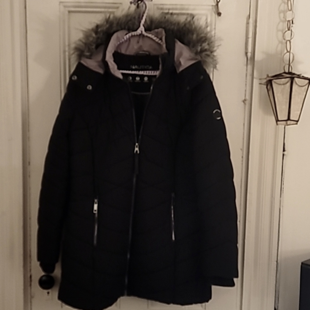 Nautica XL Black Woman's Coat